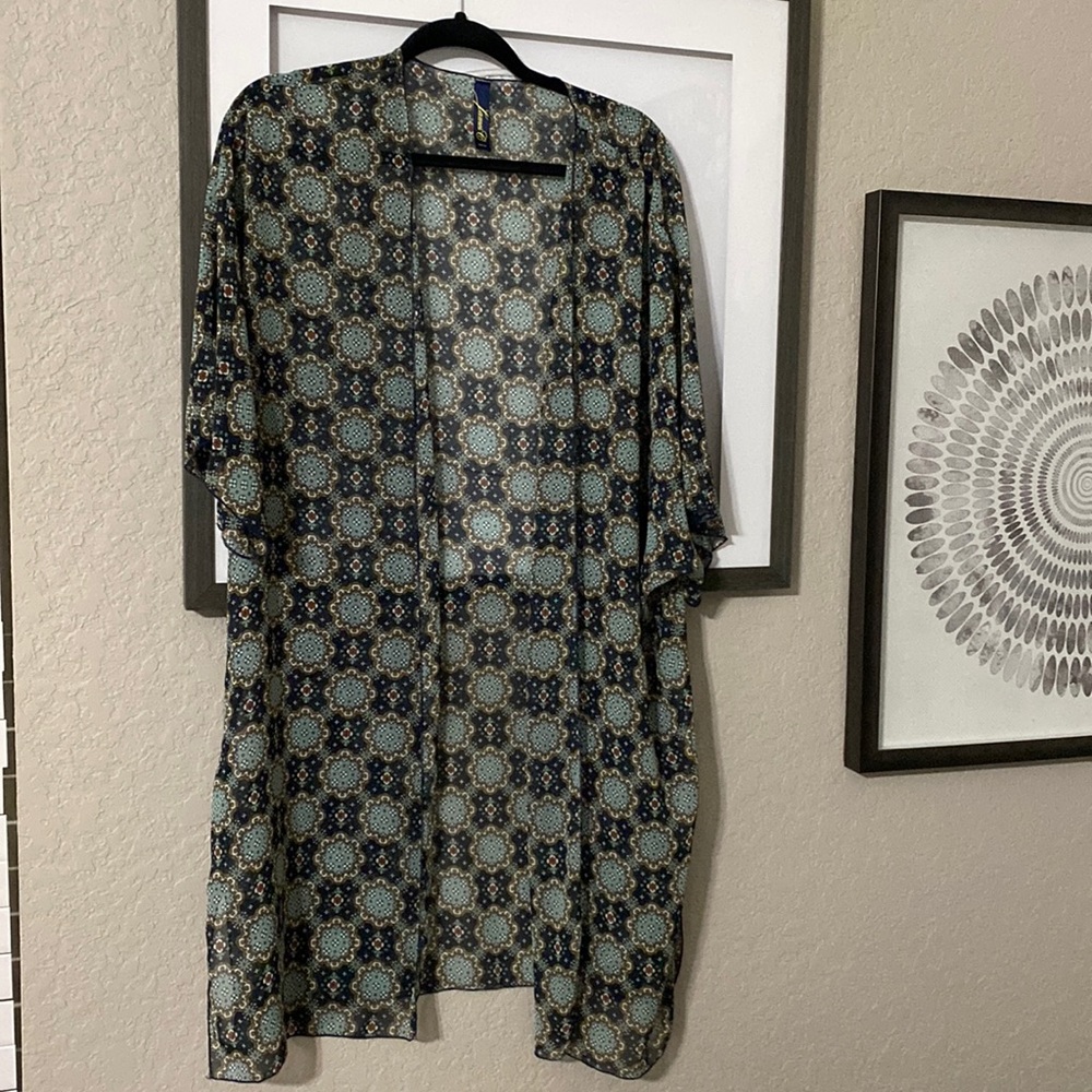 Sheer Chiffon Blouse Tops Kimono Cardigan